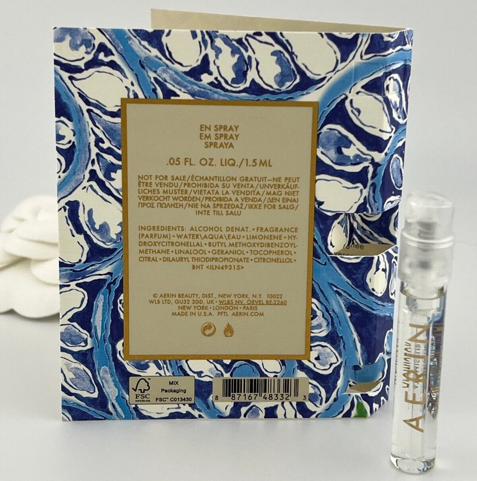 Eau de Parfum Muestra Spray Madreselva Mediterránea Estee Lauder Aerin 1,5 ml Foto 2 de 2