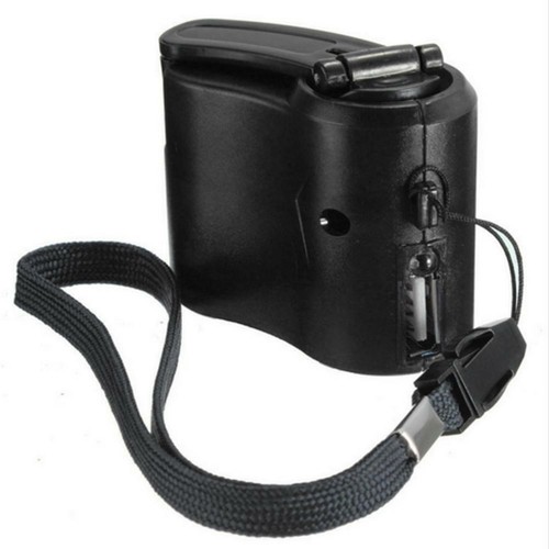 Portable Wind UP Dynamo Hand Crank USB PDA MP3 Cell Emergency Phone Charger N9D2 - Zdjęcie 8 z 8