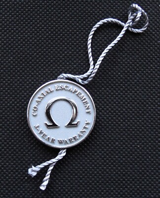 OMEGA - CO-AXIAL HANG TAG WATCH LABEL ETIKETT für UHR