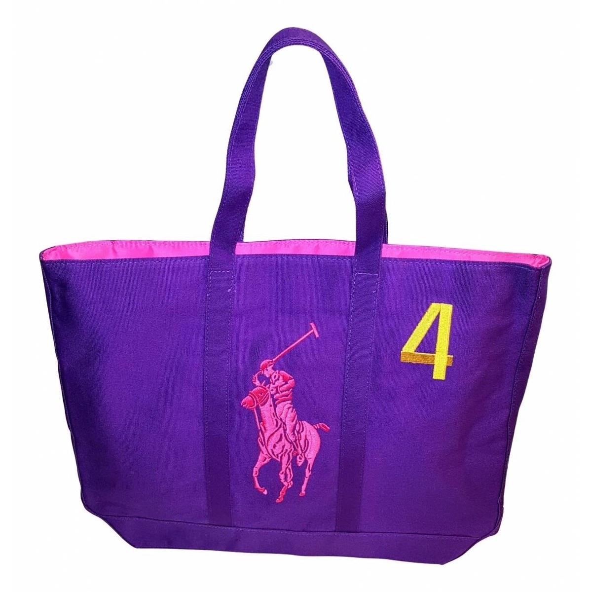 RALPH LAUREN THE BIG PONY COLLECTION PURPLE/PINK/YELLOW N4