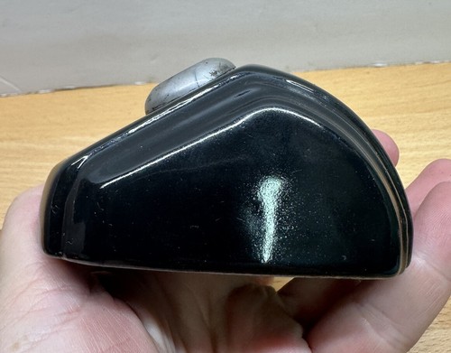 Vintage Esterbrook Black Porcelain Art Deco Fountain Pen Holder Boss Office Deco - Picture 4 of 7