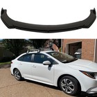 For Toyota Corolla Glossy Front Bumper Lip Spoiler Splitter Body Kit Strut Rod