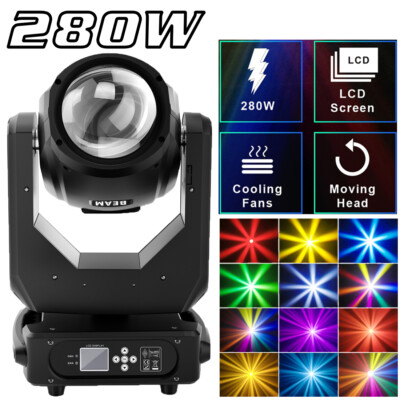 10R Sharpy Beam LED Moving Head 17 Gobo 15 Farben DMX Prisma DJ 280W Bühnenlicht