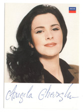 Angela Gheorghiu Signed Postcard Photo / Autographed Opera Singer