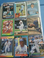 Baseball cards-Flashbacks-Attention Milwaukee Brewers Fans-