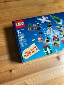 LEGO 40222 24-in-1 Christmas Build-Up  250 Pcs. 7+ Advent Calendar Snowman NEW