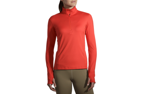 Brooks Dash 1/2 Zip Top Women's Sport Sweatshirt WMNS Daily Run top 221433657 - Picture 1 of 6