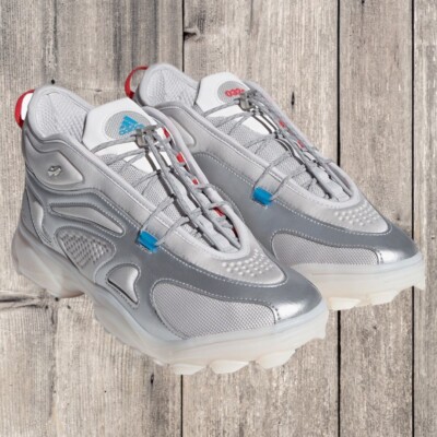 Adidas 032C GSG Trail Grau Silber Metallic Größe 8 Selten Sneaker GW0262