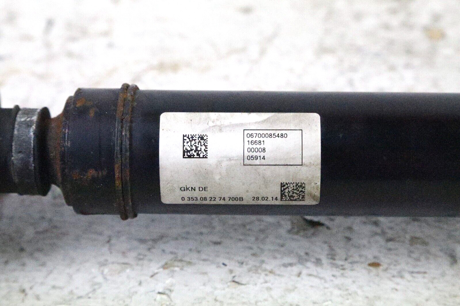 2014 - 2020 MASERATI GHIBLI FRONT DRIVE SHAFT DRIVESHAFT PROPELLER OEM 60KK