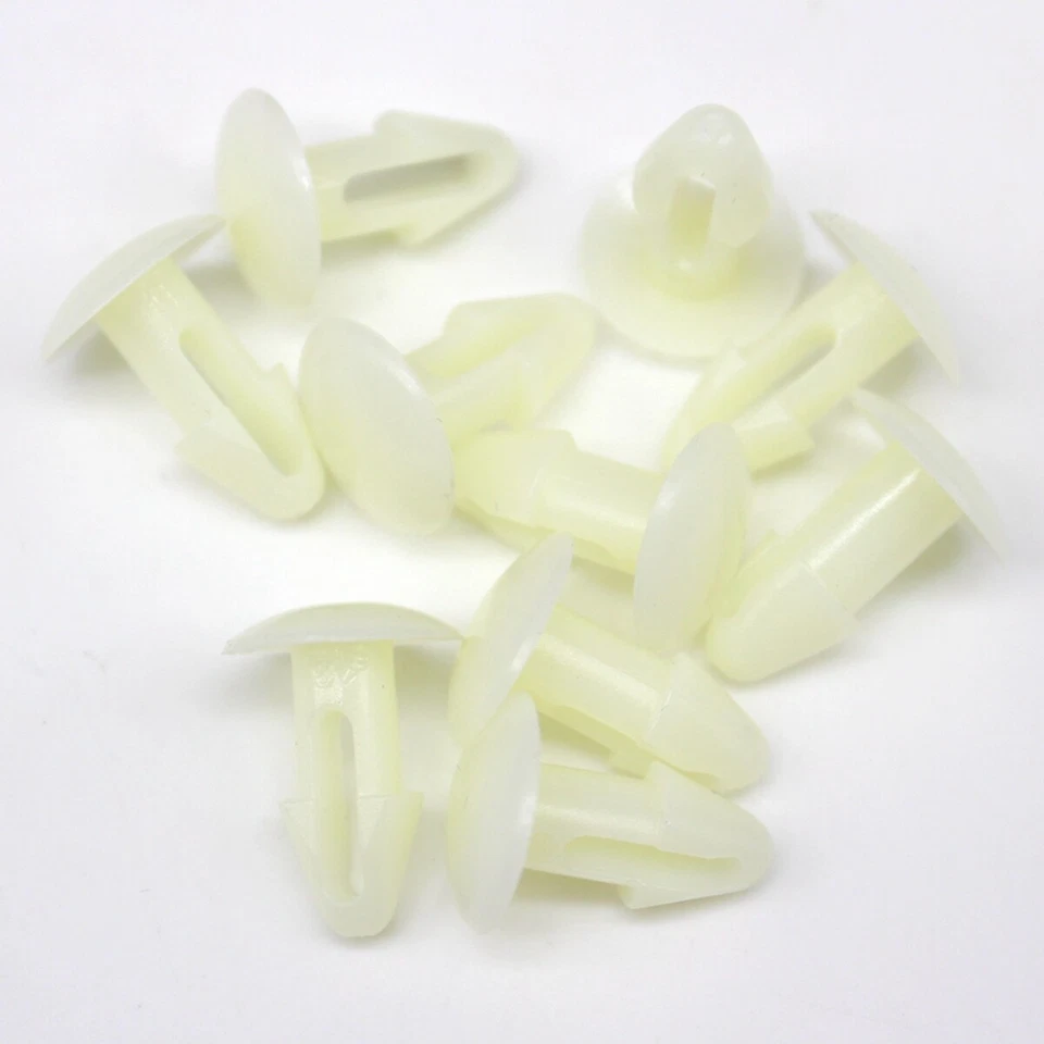 12 retenedores de clip de sello de puerta de nailon para Mercedes Benz R107 W108 W114 W115 W116 W123 Foto 3 de 3