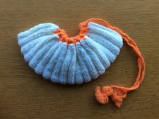 Vintage Hand Knitted Drawstring Storage Bag, Crochet Needles or Coin Purse?