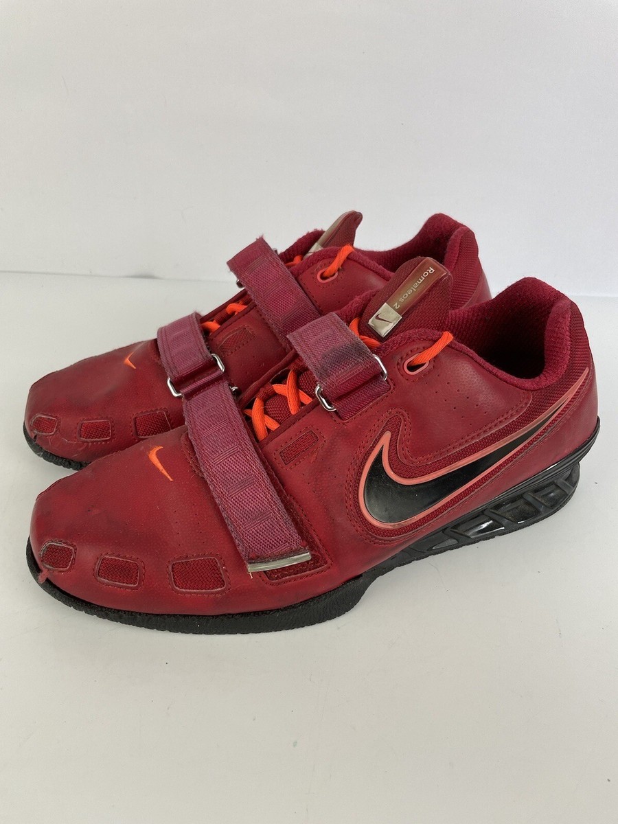Nike Romaleos 2 Red / Orange / Black 476927-606 Sz 11 | eBay