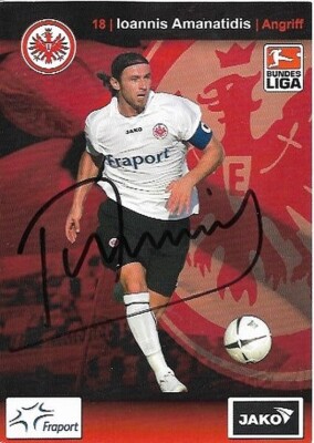 Ioannis Amanatidis - Eintracht Frankfurt  / 2007/08- original signierte AK
