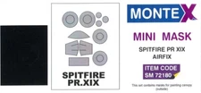 Montex 1/72 SUPERMARINE SPITFIRE PR XIX CANOPY & WHEELS PAINT MASK Airfix