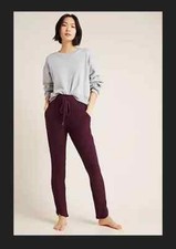 Saturday Sunday Anthropologie Joggers Purple Lounge Sweatpants Plum Suha Small