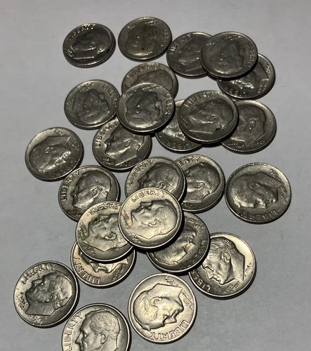 1965 P Roosevelt Dime Circulated Condition Ships Free