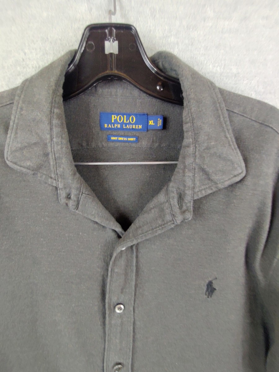 polo ralph lauren knit dress shirt Knit Oxford Shirt