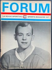 April 26th 1966 Stanley Cup Finals Hockey Program Red Wings vs Canadiens Game 2