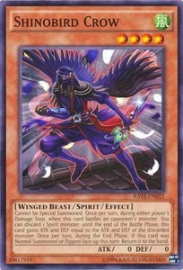 Shinobird Crow - RATE-EN022 - Common - Unlimited Edition x3 - Near Mint