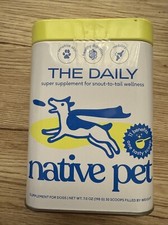 Native Pet The Daily Dog Vitamin  Supplement 30 Scoops 7 oz BB Date 9/26 NEW