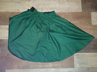 25 Zoll grüner Vlies gefütterter wasserdichter Reitrock. Größe 14/20.