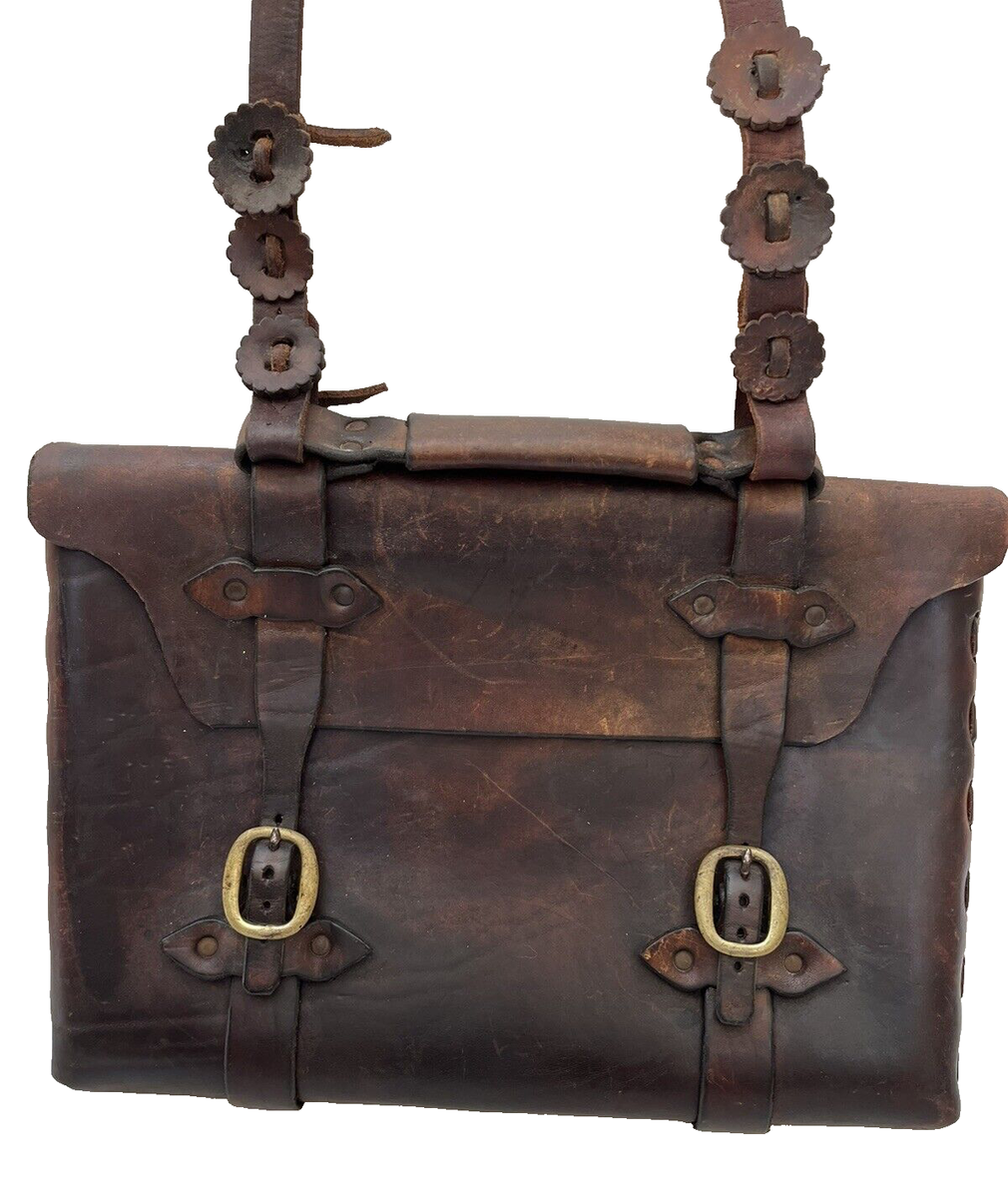 XL Mountain Man Possibles Bag/Attaché Heavy Duty Saddle Grade