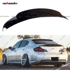 FOR 2009-2013 INFINITI G37 SEDAN FORGED CARBON FIBER HIGHKICK TRUNK SPOILER WING