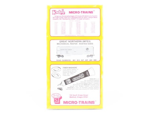 N Kadee Micro-Trains MTL 69012 WFEX Western Fruit Express Reefer 6-Pack - Sealed - Picture 8 of 9