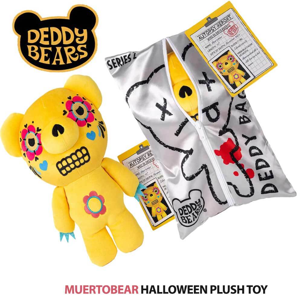【未開封品】BRAIN DEAD テディベア Deddy Bear Plush In Body Bag w Autopsy Report 30cm S2 MUERTOBEAR