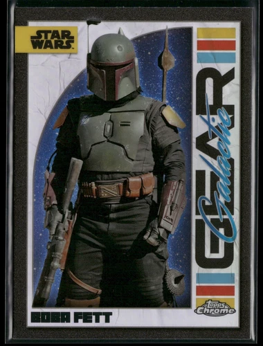 Star Wars Topps Chrome 2024 Card Refractor - Galactic Gear GG-21 Boba Fett