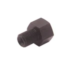 Aluminum 1/8" NPT Female To M10x1 Male Reducer Oil Pressure Gauge Adapter Black