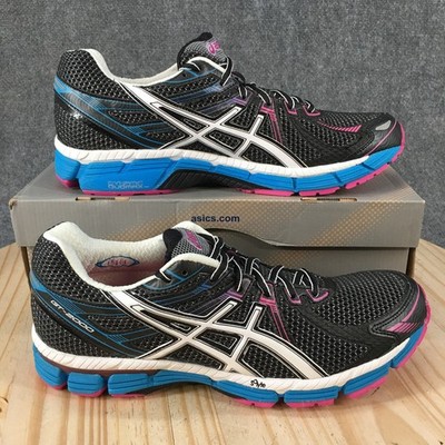 NEW Asics GT-2000 Shoes Womens 12 Athletic Running Sneakers T2K7N Black Multi