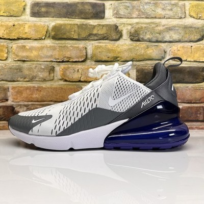 Mens Size 10.5 - Nike Air Max 270 White Persian Violet Black Sneaker AH8050-107