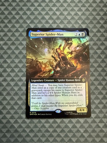 MTG Superior Spider-Man #0275 Foil Extended Art Rare Marvel’s Spider-Man (SPM)