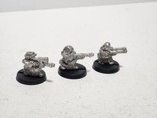 Warhammer Fantasy - Dwarfs - 1993 Marauder Dwarf Thunderers x3 - Metal OOP MM16