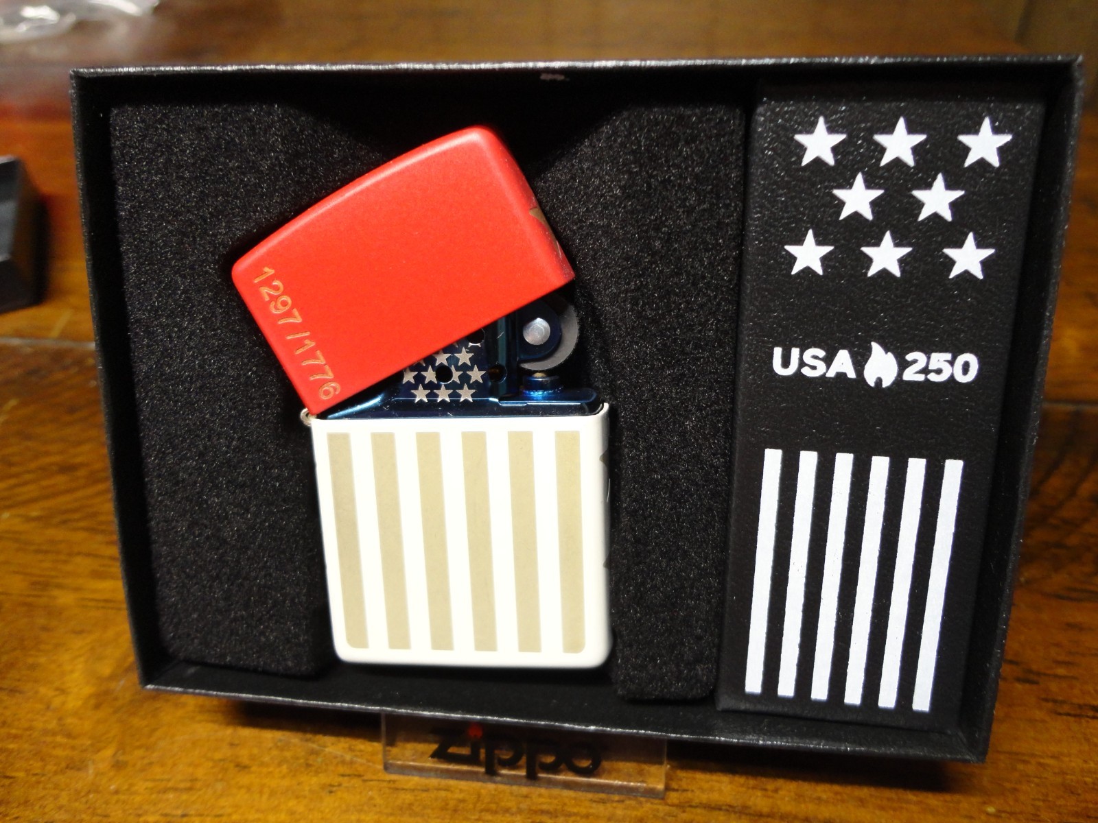 USA 250 250TH ANNIVERSARY ONLY 1776 MADE AMERICA ZIPPO LIGHTER LIMITED EDITION