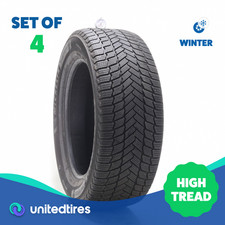 Set Of 4 Used 27555r20 Michelin X-ice Snow Suv 113t - 8.532