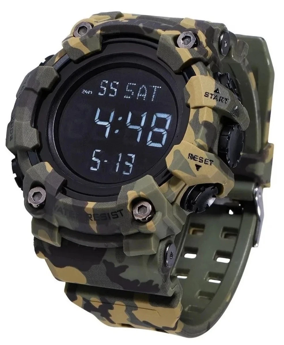 Invicta Activa Digital Orologio Uomo Quarzo - Cassa In Plastica 54mm, Quadrante Rosso, Resistenza 10 Bar, Garanzia 2 Anni - 6
