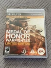 Medal of Honor: Warfighter Limited Edition (Sony PlayStation 3 PS3, 2012) CIB