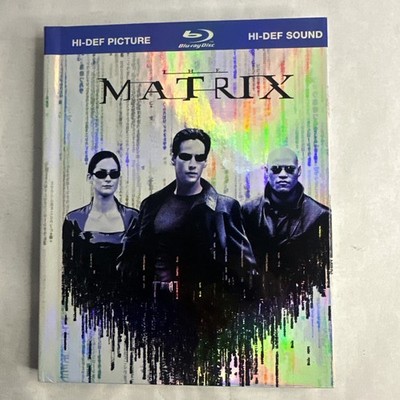 The Matrix Blu-ray DigiBook Hi-Def Sound Holographic 10th Case Sci-Fi Action