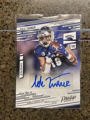 2022 Panini Chronicles #PX-COL Cole Turner Prestige Xtra Points Auto