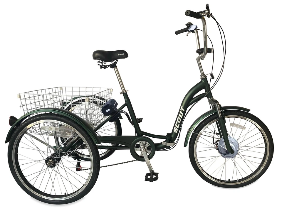 ELECTRIC TRICYCLE, FOLDING, 6 GEARS, 250W, 14AH BATTERY, E-TRIKE, UK, ebike - Image 4 of 4
