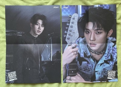 Kpop XIKERS Route Zero The Ora Hyunwoo Official Random Folded Poster Set 2ea