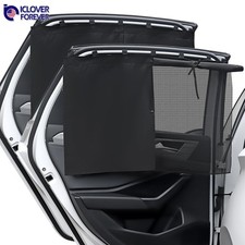 2pcs Car Side Window Sun Shade Magnetic Baby Privacy Mesh Curtain Uv Protector 2pcs Car Side Window Sun Shade Magnetic Baby Privacy Mesh Curtain Uv Protector