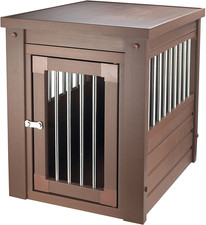 ECOFLEX Dog Crate End Table - Furniture-Style Pet Crate for Crate Trained Dogs -