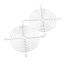 2 x Metal Wire Finger Guard Grill for 120 x 120mm Computer Case Fan