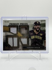 2025 Topps Museum Collection, Quad Relic  Fernando Tatís Jr. Padres  /49