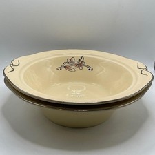 JOHNSON BROS VICTORIAN 2 X VEGETABLE TUREENS WITHOUT LIDS 9.25”  DIAMETER