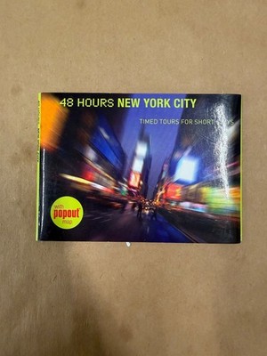 48 Hours New York City Travel Guidebook with PopOut Map Globe Pequot Press