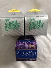 3 Pairs L’eggs Sheer Pantyhose - Queen - Nude - 1 Control Top + 2 Regular